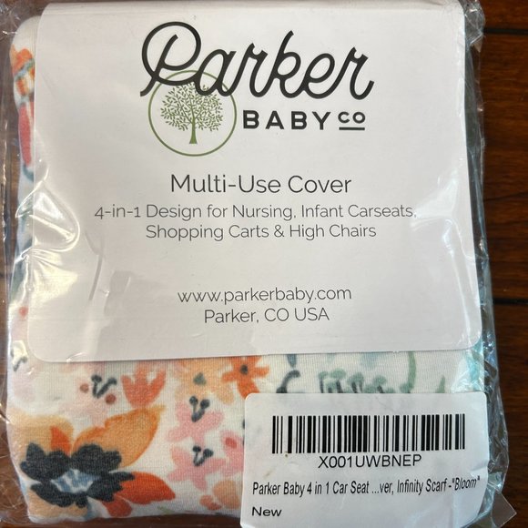 Parker Baby Co multi-use car seat/nursing cover in "Bloom" - Picture 3 of 5